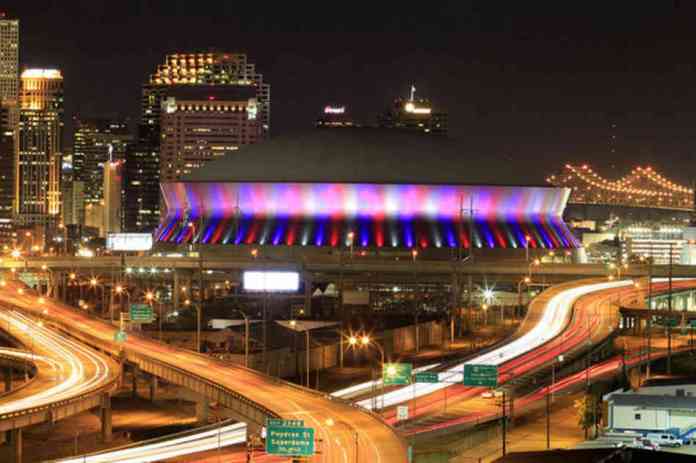 Mercedes Benz Superdome in New Orleans, Louisiana